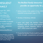 Read more about the article The Resilient Family – Interactive Workshop Aug 26, 2021